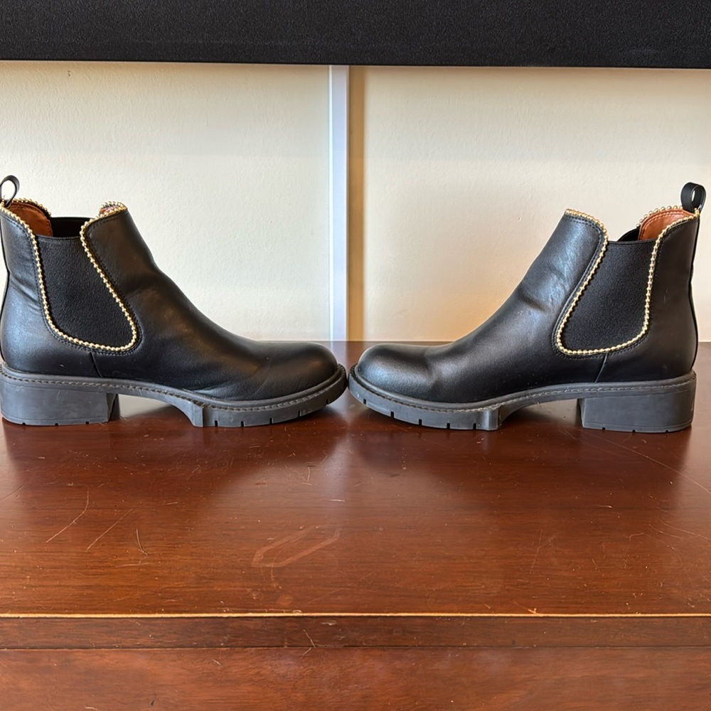 COACH Lug Soled Booties